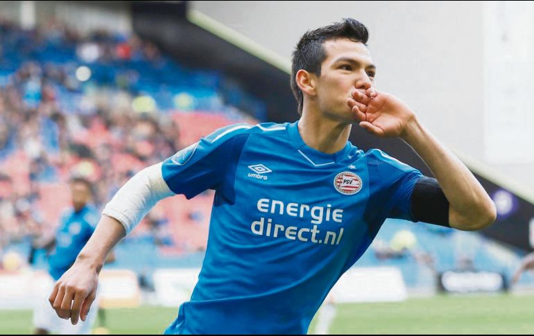 Hirving Lozano. El volante mexicano es el hombre gol en la Liga de Holanda, con 11 dianas. Su destacada actuación le ha valido ser observado por equipos de jerarquía en el Viejo Continente. TWITTER