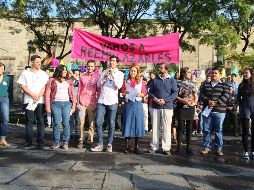 Nueve integrantes de la plataforma 