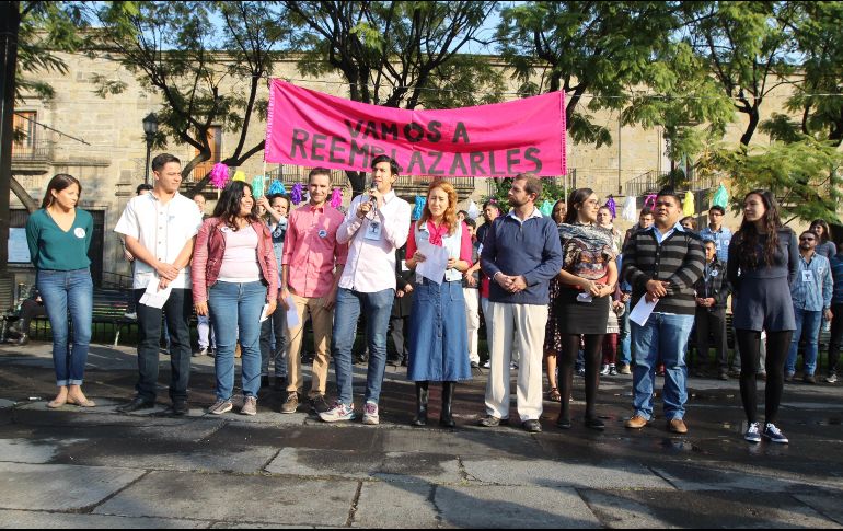 Nueve integrantes de la plataforma 