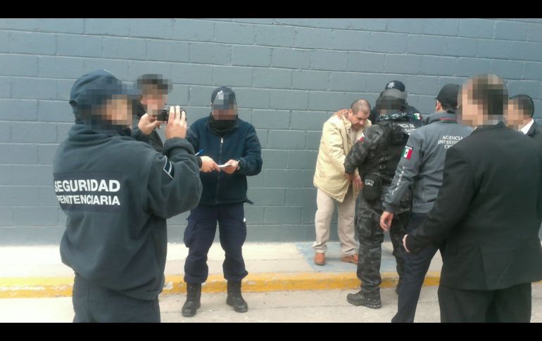 CIUDAD JUÁREZ, CHIHUAHUA (19/ENE/2017).-  El Quinto Tribunal Colegiado en Materia Penal en la Ciudad de México negó el amparo presentado por el capo para evitar su traslado a la Unión Americana. AFP/Secretaría de Gobernación