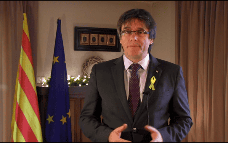 El video con motivo del Año Nuevo, fue emitido a través de las redes sociales de Carles Puigdemont. YOUTUBE/ Carles Puigdemont