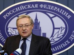 Serguei Ryabkov, viceministro ruso de Exteriores, aseguró que Estados Unidos viola un acuerdo de armamento clave. AFP/ARCHIVO