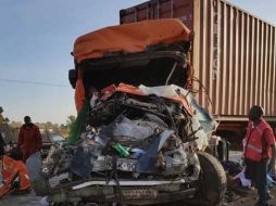 Según las primeras investigaciones, el autobús viajaba a exceso de velocidad. TWITTER/@NaiRRobiKenya