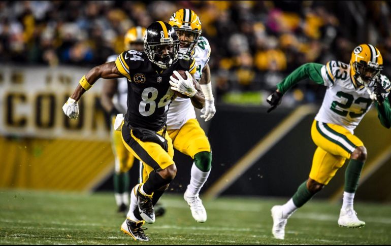 Los Acereros esperan que su receptor Antonio Brown esté listo para la ronda divisional. TWITTER / @steelers