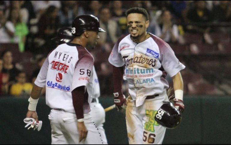 El pitcheo relevista de la escuadra local destacó en la lomita para otorgarles el triunfo a los Tomateros. TWITTER / @clubtomateros