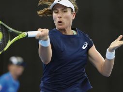 En tres sets. Johanna Konta se impuso 4-6, 6-4 y 6-3 a la estadounidense Madison Keys. AP