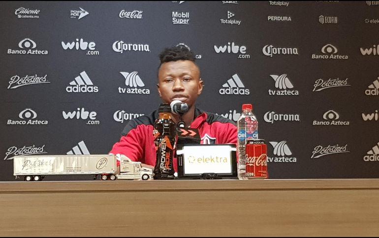 ''Este torneo estará lleno de muchas buenas cosas y también para poder demostrar mi magia en el campo'', dice el ghanés, que este torneo portará la casaca con el número ''10''. EL INFORMADOR / A. Ramírez