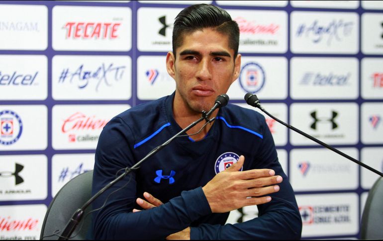 ''Me siento bien con el trabajo del entrenador y del recibimiento de los compañeros'', señala el jugador que debutará con el cuadro el próximo sábado ante Xolos. NTX / F. Estrada