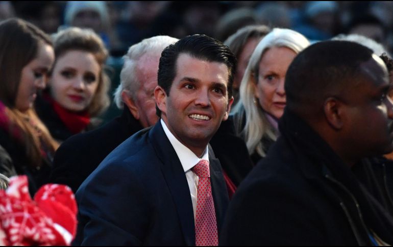 En la foto, Donald Trump Jr., quien junto a Jared Kushner y Paul Manafort (acusado de 