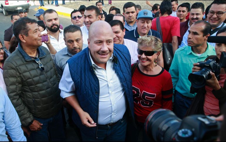 “Nos tienen miedo porque nosotros no les tenemos miedo”, dijo Alfaro en el evento ante militantes y simpatizantes. EL INFORMADOR / M. Vargas