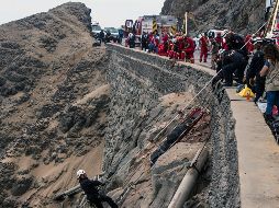 Al menos 51 personas murieron en un accidente registrado ayer martes. AFP/E. Benavides