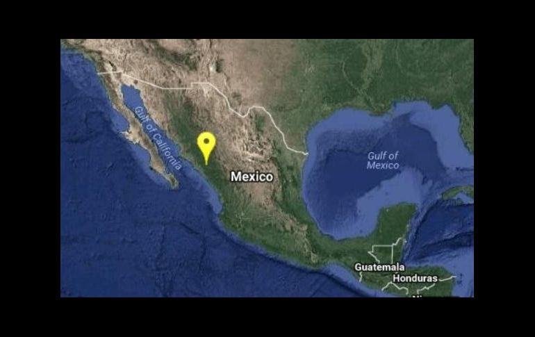 El movimiento telúrico tuvo su epicentro a 59 kilómetros al este de Culiacán. TWITTER/@SSNMexico