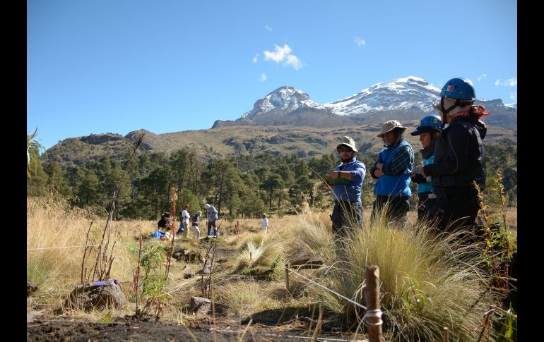 La expedición de alta montaña se dio en un lugar ubicado a tres mil 870 metros sobre el nivel del mar. NOTIMEX/INAH