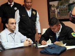 La defensa de Borge Angulo indicó que éste permaneció encerrado en una celda de dos por tres metros, en condiciones verdaderamente grotescas. EFE / Cancillería de Panamá