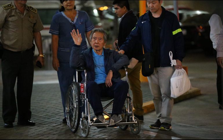 Alberto Fujimori fue condenado en 2009 a 25 años de prisión por el asesinato de 25 peruanos. AFP / L. Gonzales