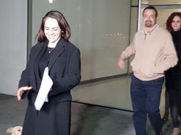 Familiares de Alexandra al final de la audiencia que se prolongó por 12 horas. EL INFORMADOR