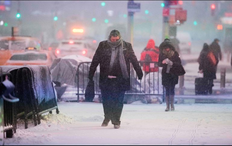 Las gélidas temperaturas desde el estado de Texas a Nueva York están sacudiendo el mercado de gas de EU. AFP/J. Samad