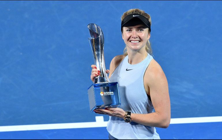 Éste es el décimo título de Elina Svitolina como profesional. EFE
