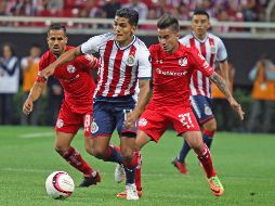 El cuadro tapatío sólo ha ganado dos de los últimos 10 partidos en cualquier campo ante los escarlatas, por cuatro derrotas y la misma cantidad de igualadas. MEXSPORT / ARCHIVO