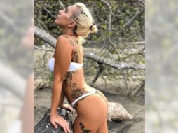 En las fotografías puede observarse los tatuajes que caracterizan a la cantante. INSTAGRAM/ ladygaga