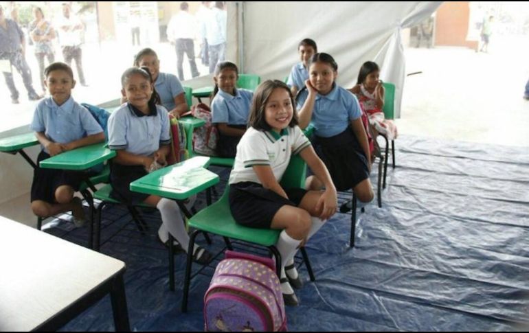 Luego de cuatro meses de suspensión por los daños generados por los sismos de septiembre, las clases se reanudarán este lunes. TWITTER/@CapitalOax