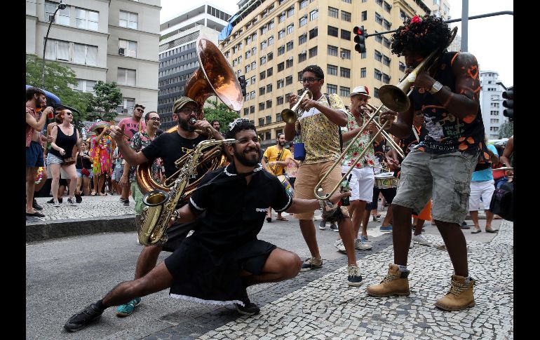 La fiesta anticipada fue organizada por un grupo de blocos y bautizada como 