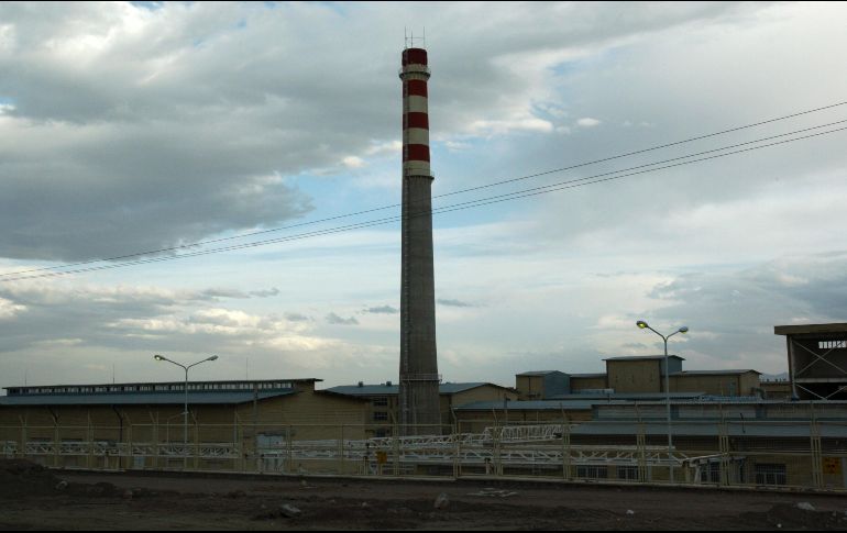 Planta de enriquecimiento de uranio a las afueras de Isfahán. Irán advirtió que de romperse el pacto podría regresar rápidamente su programa nuclear. AP/Archivo