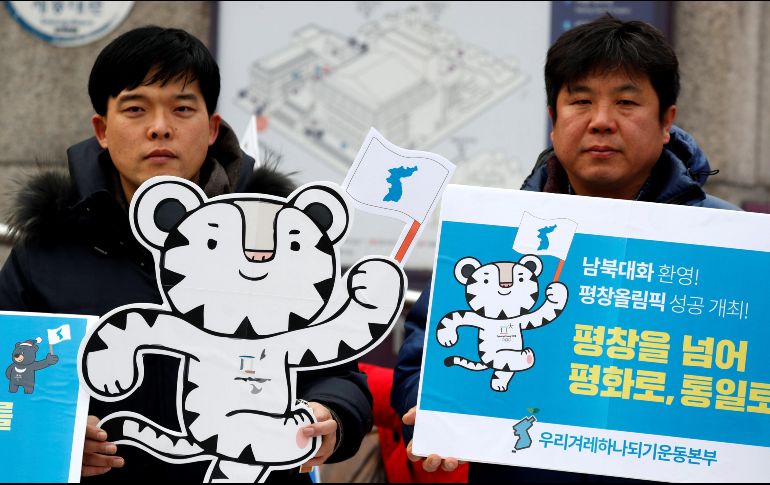 Seúl ha bautizado a la competición en Pyeongchang como las ''Olimpiadas de la paz'', pero para que la descripción tenga sentido es necesario que Pyongyang participe. EFE / J. Heon-Kyun