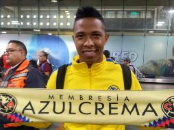 ''Es un club que sé que es el más grande (…) que tenemos un excelente grupo de jugadores, una excelente hinchada y queremos ganar muchas cosas'', dijo a su llegada. TWITTER / @ClubAmerica