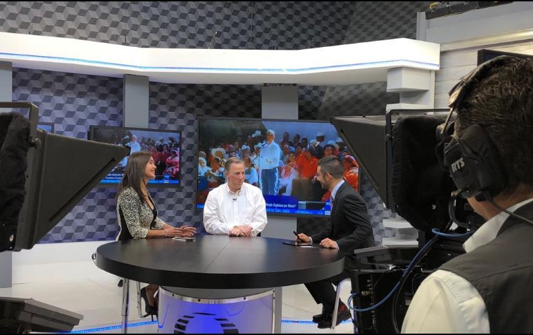 El precandidato del tricolor a la Presidencia de la República conminó a los queretanos a participar de las propuestas que ayudarán a conformar su proyecto de gobierno. TWITTER / @JoseAMeadeK