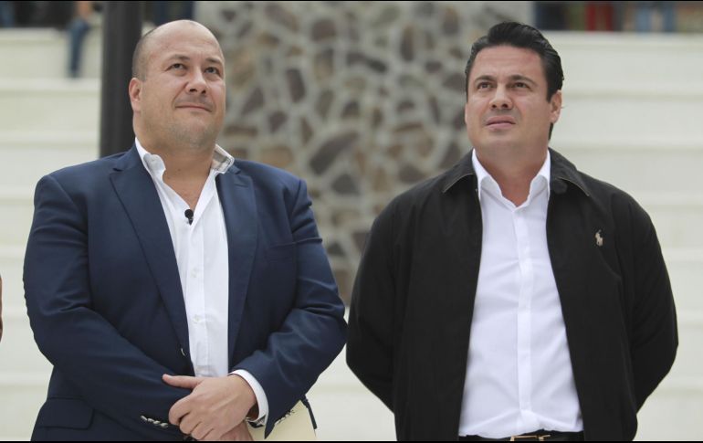 El ahora precandidato, Enrique Alfaro (izq) y el gobernador Aristóteles Sandoval (der) viven una nueva confrontación por motivos políticos. EL INFORMADOR / Archivo