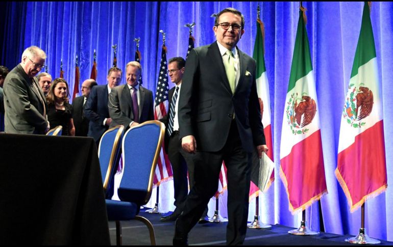 Ildelfonso Guajardo, secretario de Economía: “Creemos que la ronda de Montreal va a ser decisiva para desatorar algunos de los temas más importantes” NOTIMEX/Archivo