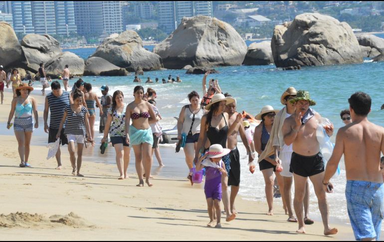 El edil aseguró que los tres órdenes de gobierno trabajan para garantizar la seguridad a los turistas en Acapulco. NTX/ARCHIVO