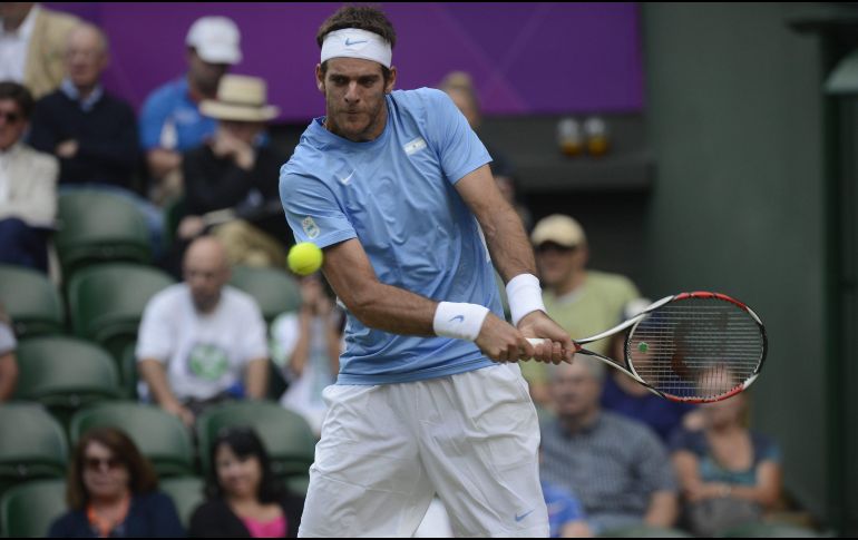 Juan Martín del Potro, de 29 años, resolvió en una hora y 33 minutos su compromiso de cuartos de final. EFE