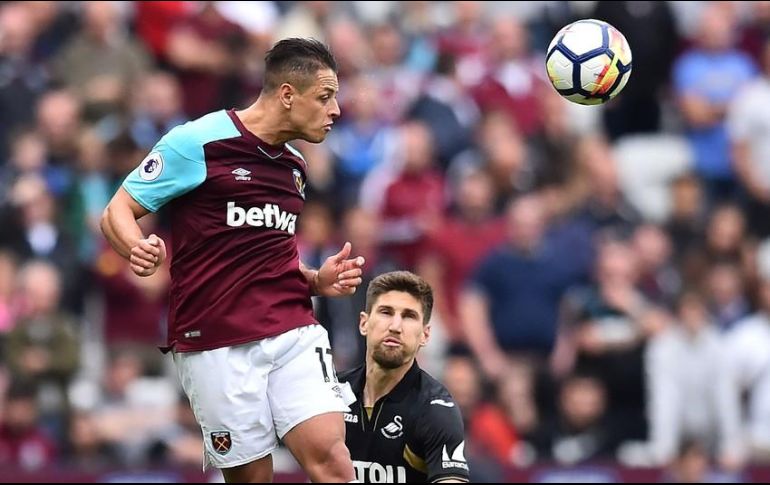 Moyes destacó la capacidad de definición del mexicano (I). AFP/ARCHIVO