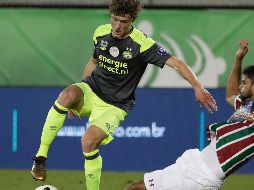 Acción del partido entre PSV y Fluminense en el Orlando City Stadium.AP/J. Raoux