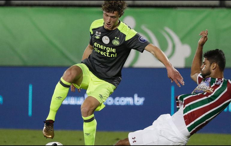 Acción del partido entre PSV y Fluminense en el Orlando City Stadium.AP/J. Raoux