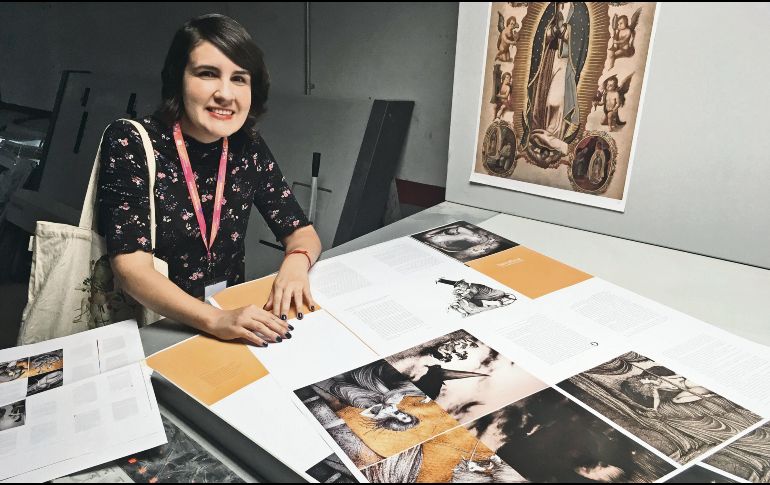 Diana Martín en su espacio de trabajo. ESPECIAL