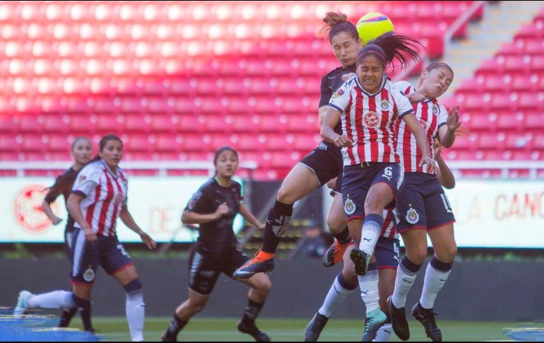 La victoria coloca a las rojiblancas en la cima del Grupo 2 de manera momentánea. TWITTER/@Rayadas