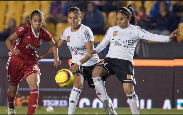 El cuadro regiomontano sumó seis unidades en el segundo sector, en tanto las tapatías se quedaron con tres en el Grupo Uno. TWITTER/@AtlasFCFemenil