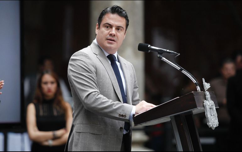 Jorge Aristóteles Sandoval subrayó que combatirán la suspensión hasta sus últimas instancias en el ámbito legal, social y político. EL INFORMADOR/ARCHIVO