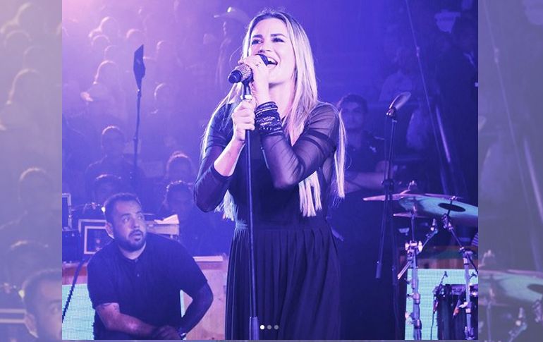 María José se presentó en el palenque de la edición 142 de la Feria de León. INSTAGRAM / lajosa