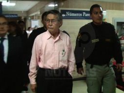 Fujimori retornó a la clínica 