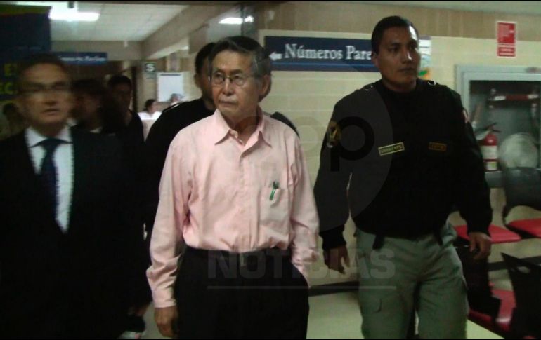 Fujimori retornó a la clínica 