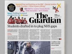 En el nuevo diseño, la antigua cabecera azul se sustituye por simples letras negras, aunque se mantiene algo de color en los apartados referentes a los suplementos interiores. TWITTER