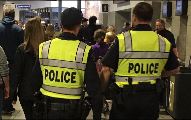 El servicio se suspende entre las estaciones de Dupont Circle y Gallery Place. TWITTER / @UW_Police