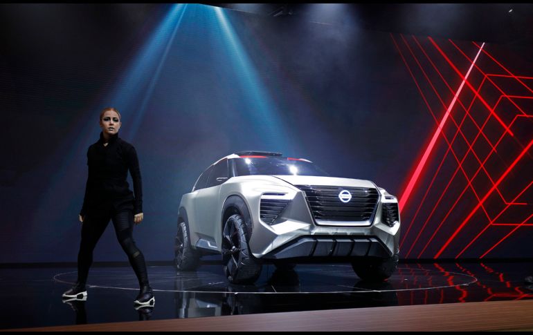La camioneta Xmotion de Nissan. El salón del automóvil se abre al público el 20 de enero y se extenderá hasta el 28 de enero de 2018. AFP/B. Pugliano