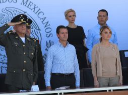 Peña Nieto señaló que en lo que va de esta administración, el gobierno federal ha construido 17 instalaciones de cuarteles militares en diversos estados. EL INFORMADOR / G. Gallo