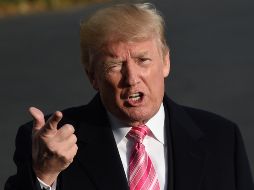 Trump expresó su voluntad de cooperar con China en la gestión adecuada de la relación económica y comercial. AFP/R. Caballero