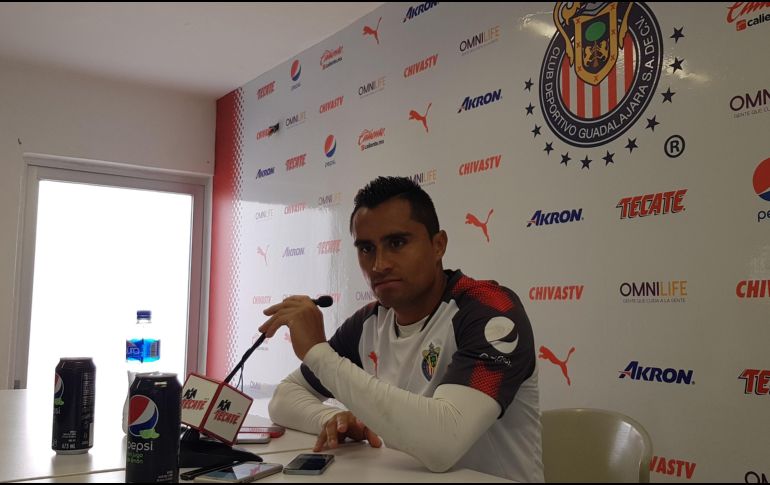 ''Si estamos afinando esos detalles sabemos que nos ha faltado contundencia y poner atención pero siempre es tratar de buscar el triunfo'', señaló en rueda de prensa el lateral izquierdo. EL INFORMADOR / J. Robles